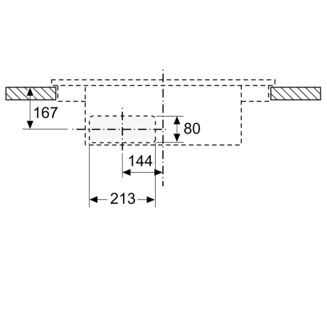  سيمنز طباخ الحث المغناطيسي مع شفاط بلت إن 80 سم زجاج أسود 