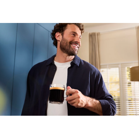  فيليبس ماكينة قهوة أوتوماتيكية أومنيا بيور 1200، أسود 