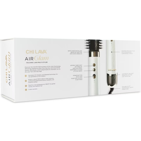  تشي جهاز تصفيف الشعر AirGlam ‎1300 واط أبيض وذهبي 