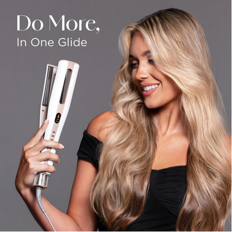  تشي مصفف شعر LAVA AirGlide الكل في واحد بدرجة حرارة 210 مئوية لون لؤلؤي 