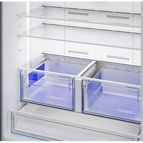  بيكو ثلاجة أربع أبواب سعة 580 لتر، ماتور انفيرتر موفر للكهرباء، ستانلس ستيل. 