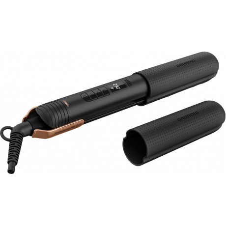  Grundig Hair Straightener With Ionic Technology, Temperature 130-230° C, Grey/ Rose Gold Color. 