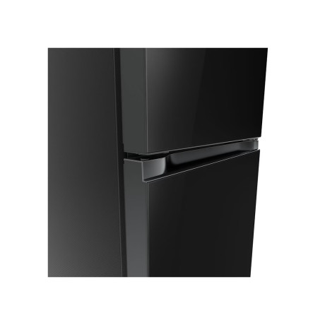  إل جي ثلاجة فريزر سفلي سعة 344 لتر، ماتور انفرتر موفر للكهرباء، أسود. 