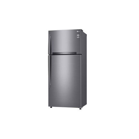  إل جي ثلاجة سعة 515 لتر، ماتور انفرتر موفر للكهرباء، لون فضي. 