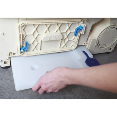  هوفر نشافة سعة 9 كغم، نظام مكثف داخلي، فضي. 