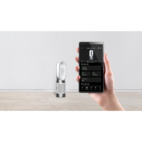  دايسون جهاز تنقية هواء Hot & Cold HP11 يغطي 27 متر مربع لون أبيض وفضي 