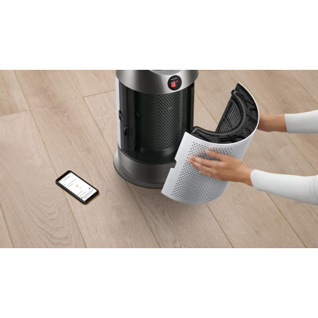  دايسون جهاز تنقية هواء Hot & Cold HP11 يغطي 27 متر مربع لون أبيض وفضي 
