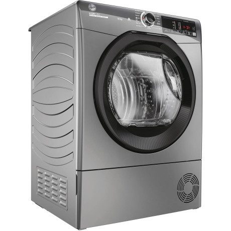  هوفر نشافة سعة 10 كغم، نظام مكثف داخلي، 9 برنامج، فضي. 