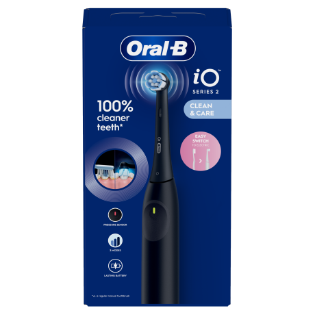  أورال-بي فرشاة أسنان كهربائية iO Series 2 لون أسود 