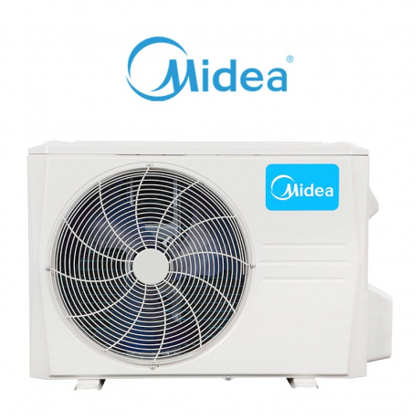  Midea RAC Split Inverter 1 Ton 12,000 BTU, Wi-Fi Control, White Color. 