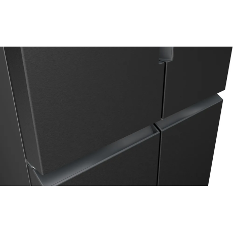  سيمنز ثلاجة أربع أبواب سعة 601 لتر ستانلس ستيل أسود 