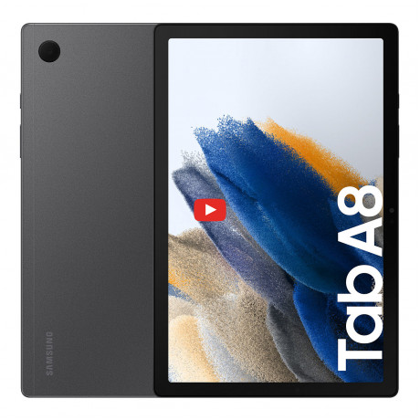  Samsung Tablet Galaxy Tab A8, 10.5 Inch, Android 11, Octa-Core, Memory 4G/64G, Wi-Fi + 4G LTE, Gray Color. 