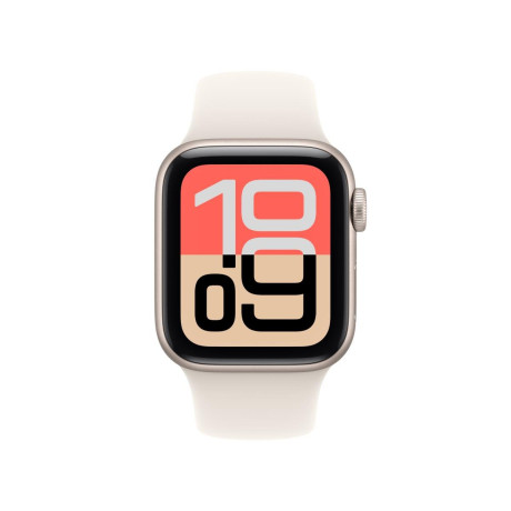 آبل ساعة SE 3 GPS حجم 40 ملم إطار ألمنيوم ستارلايت مع سوار رياضي ستارلايت 