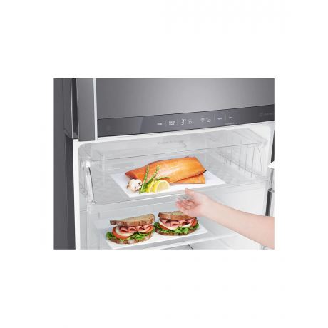  LG Refrigerator Capacity 485 Ltr, Inverter Compressor Save Energy, Silver Color. 