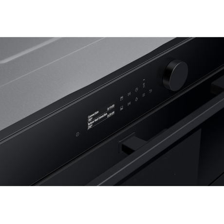  سامسونج فرن بلت إن Dual Cook سعة 76 لتر، أسود 