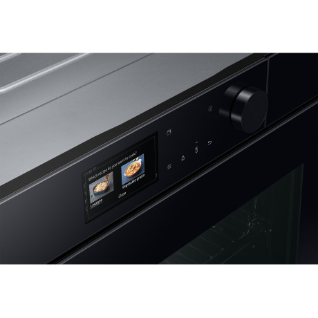  سامسونج فرن بلت إن Dual Cook سعة 76 لتر، 12 برنامج، أسود 