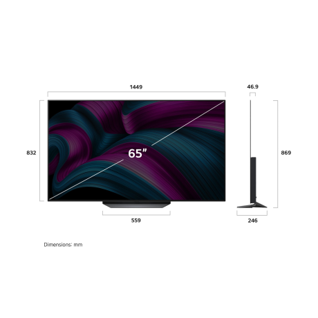  إل جي تلفزيون OLED سمارت UHD ‎65 بوصة 