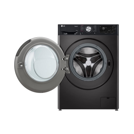  إل جي غسالة سعة 11 كغم، 14 برنامج، ماتور انفرتر دفع مباشر بالذكاء الاصطناعي، أسود. 