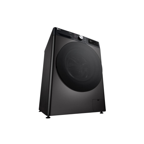 إل جي غسالة سعة 11 كغم، 14 برنامج، ماتور انفرتر دفع مباشر بالذكاء الاصطناعي، أسود. 