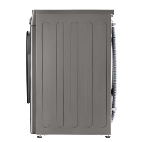  إل جي غسالة سعة 10 كغم، 14 برنامج، ماتور انفرتر دفع مباشر بالذكاء الاصطناعي، فضي. 