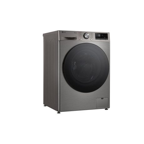  إل جي غسالة سعة 11 كغم، 14 برنامج، ماتور انفرتر دفع مباشر بالذكاء الاصطناعي، فضي. 