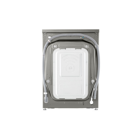  إل جي غسالة سعة 11 كغم، 14 برنامج، ماتور انفرتر دفع مباشر بالذكاء الاصطناعي، فضي. 