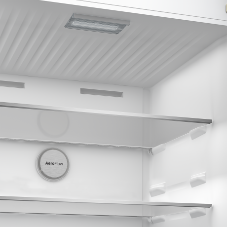  بيكو ثلاجة سعة 650 لتر، ماتور انفرتر موفر للكهرباء، بيانو أسود. 