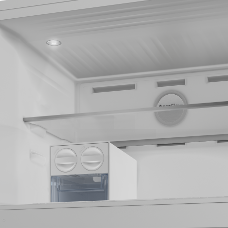  بيكو ثلاجة سعة 650 لتر، ماتور انفرتر موفر للكهرباء، بيانو أسود. 