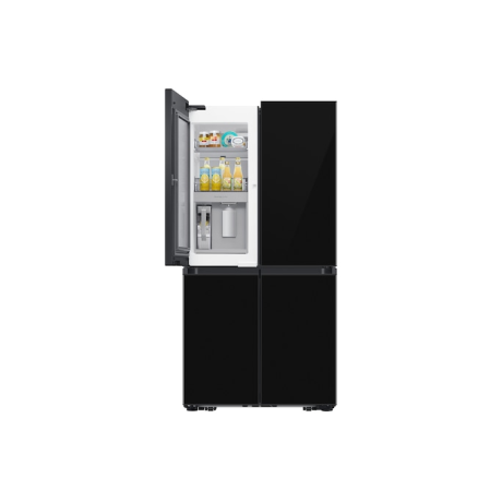 سامسونج ثلاجة أربع أبواب سعة 852 لتر، ماتور انفرتر موفر للكهرباء، أسود. 