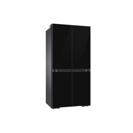  سامسونج ثلاجة أربع أبواب سعة 648 لتر، ماتور انفرتر موفر للكهرباء، أسود. 
