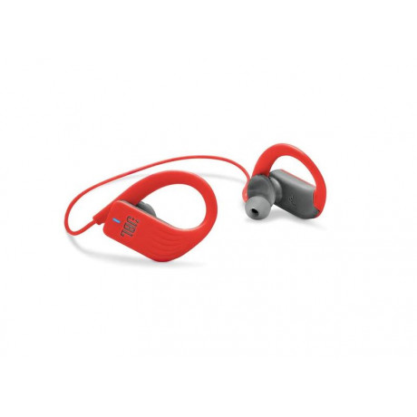 سماعات JBL Endurance Sprint اللاسلكية داخل الأذن مقاومة للماء مع ميكروفون أحمر 