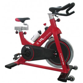 VO2 دراجة تمارين رياضية لون أسود/أحمر 