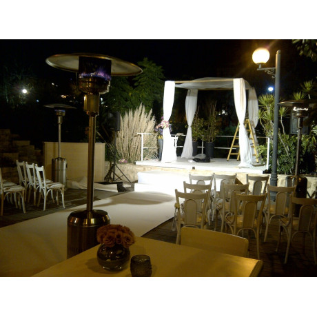  سمارتير مدفأة خارجية 44000 وحدة حرارية لون ستانلس ستيل 