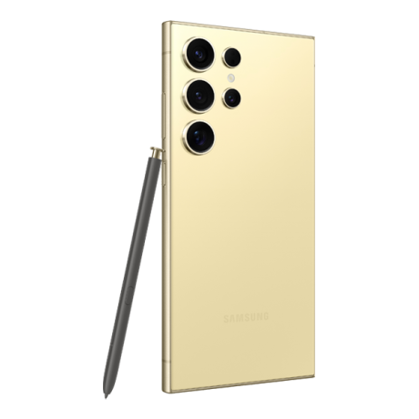  سامسونج هاتف سمارت 6.8" جالكسي S24 Ultra ذاكرة 256GB/12GB، أصفر تيتانيوم. 