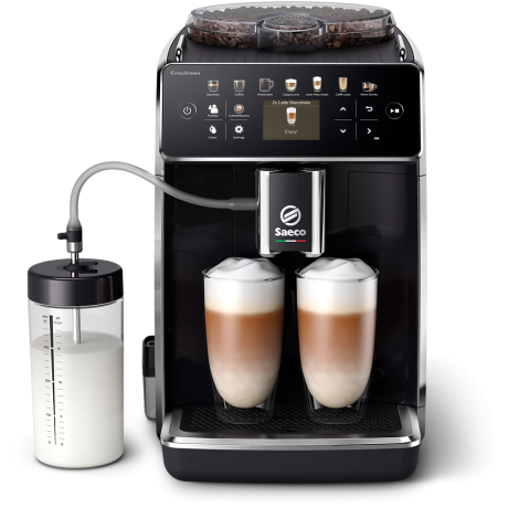  سايكو ماكينة قهوة أوتوماتيكية GranAroma، 16 مشروباً، شاشة TFT، أسود 