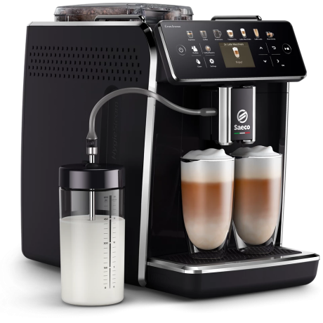  سايكو ماكينة قهوة أوتوماتيكية GranAroma، 16 مشروباً، شاشة TFT، أسود 
