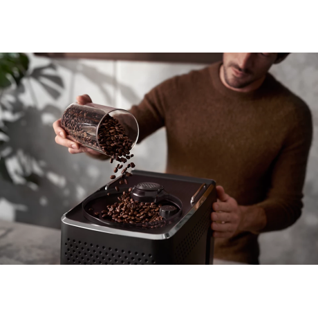  سايكو ماكينة قهوة أوتوماتيكية GranAroma، 16 مشروباً، شاشة TFT، أسود 