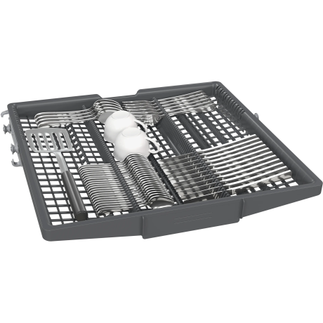  سيمنز جلاية 6 برامج، سعة 14 طقم، ماتور انفرتر عديم الاحتكاك موفر للكهرباء، 3 رفوف، ستانلس أسود. 