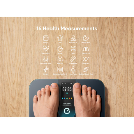  يوفي ميزان وزن ذكي P3 لون أسود 