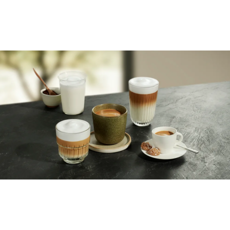  سيمنز ماكنة قهوة اسبريسو EQ 300 مضخة 15 بار، أسود 