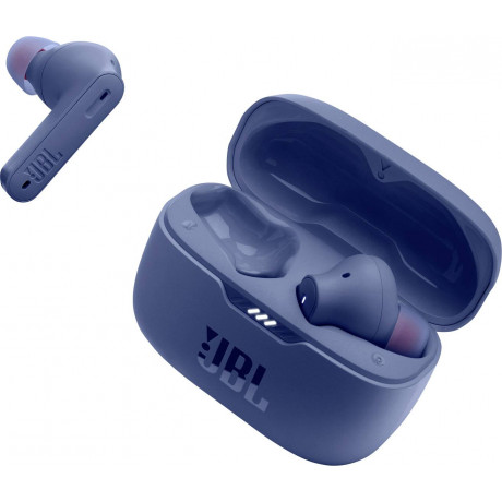  JBL Earbuds Bluetooth, 40 Hours Battery Life, Water Resistant & Sweatproof Noise Cancelling, Blue Color. 