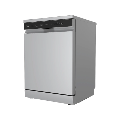  مايديا جلاية 10 برامج، سعة 14 طقم 3 رفوف، فضي 