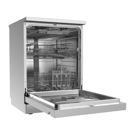  مايديا جلاية 10 برامج، سعة 14 طقم 3 رفوف، فضي 