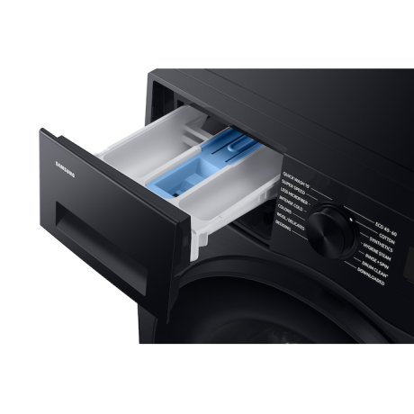  سامسونج غسالة سعة 11 كغم، 14 برنامج، ماتور انفرتر عديم الاحتكاك موفر للكهرباء، أسود. 