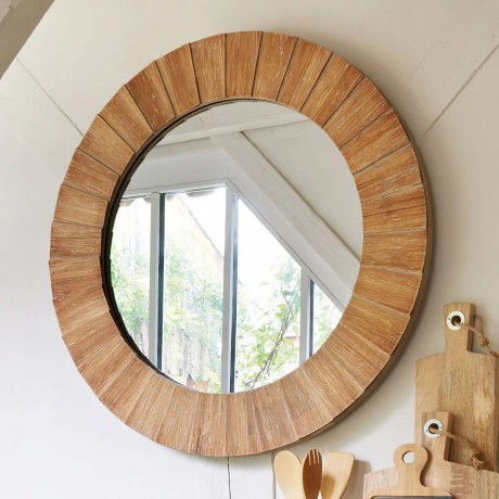  Atmosphera Mirror 83cm, BurlyWood Color. 