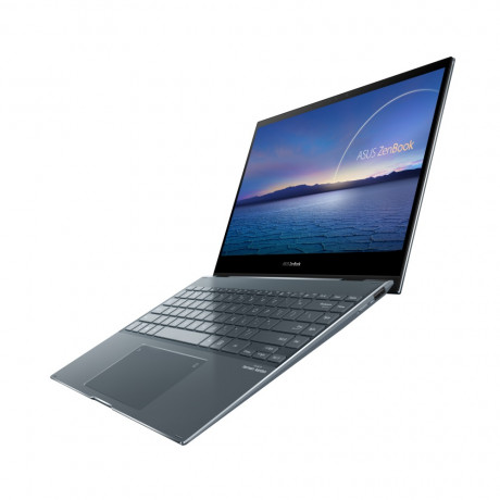  أسوس لابتوب حجم 13.3 بوصة يعمل باللمس OLED ZenBook Flip، معالج انتل كور i5، ذاكرة 16 /512جيجابايت SSD، نظام تشغيل ويندوز 11، لون رمادي. 