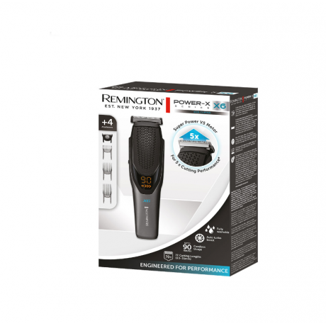  Remington Cordless Hair Clipper Operated 90 Minutes Black Color 