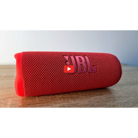 JBL Bluetooth Speaker 20W Flip 6, 12 Hours of Playtime, Waterproof & Dustproof, Red Color. 