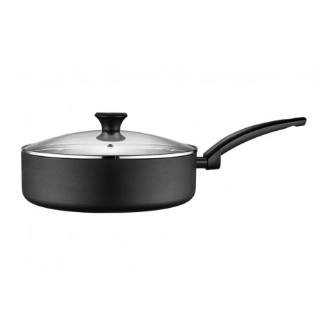  Food Appeal Casserole with Long Handle Everyday Plus 28cm Black 