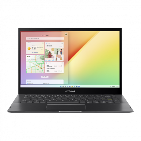  ASUS Notebook 14" Touch Screen VivoBook Flip, Processor Intel® Core™ i7, Memory 16G/512G SSD, VRAM 4G, Win11, Black Color. 